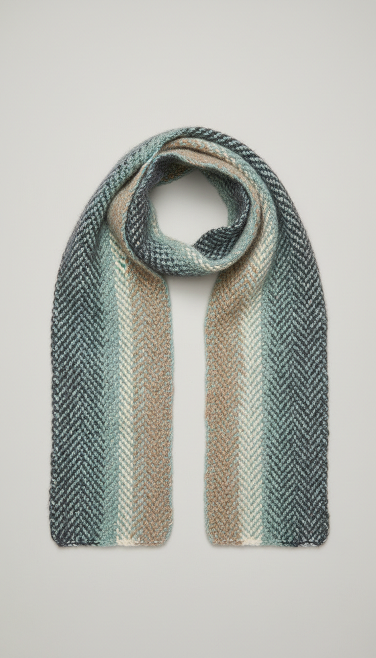 Handwoven Icelandic Wool Scarf